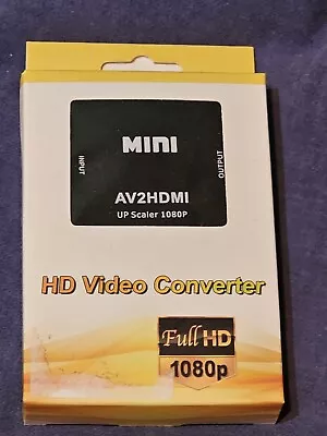 HDMI To RCA AV Mini Composite 1080P Audio Video AV CVBS Adapter Converter For TV • $13.89