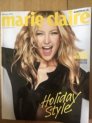 Marie Claire Magazine January 2010 Kate Hudson • $8.50