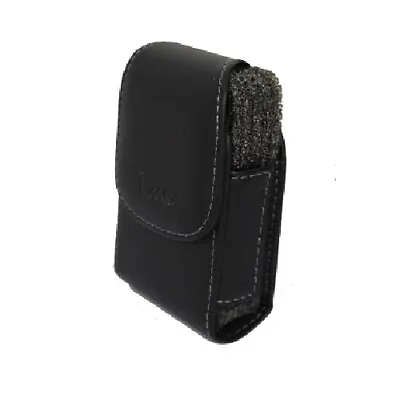 Black Color Vertical Leather Cover Clip Side Holster Case Pouch For ZTE Z222 • $6.40