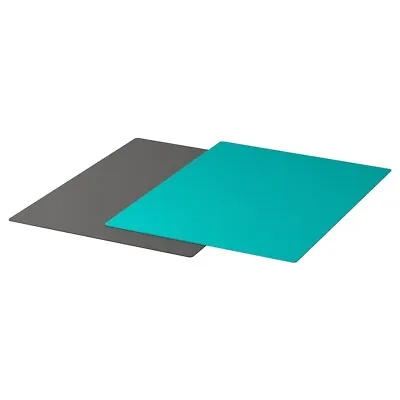 IKEA FINFÖRDELA Bendable Chopping Board (Dark Grey/Turquoise-28x36cm Pack Of 2) • £6.49