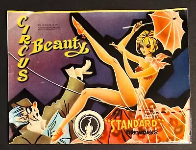 Vintage FIRECRACKER FIREWORKS LABEL - Scarce CIRCUS BEAUTY Legs • $12