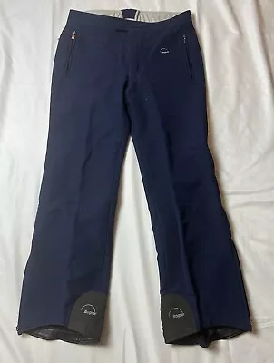 Vintage Bogner Stirrup Ski Pants Nylon Wool Blend Blue Men's Size 34 RARE • $39.99