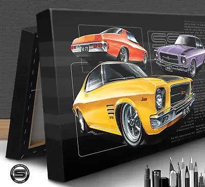 Holden Hq Gts Ss Monaro Stomp Car Wall Art • $159.95