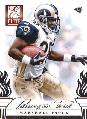 $0.99 • Buy 2014 Elite Passing The Torch Silver Football Card #11 Marshall Faulk/Zac Stacy