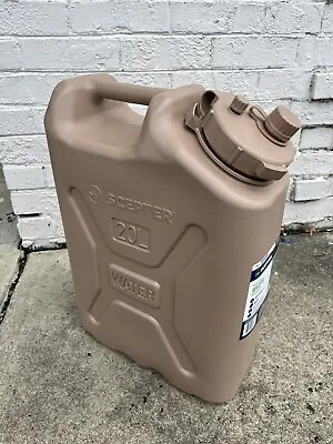 Scepter Lightweight BPA 5 Gallon 20 Liter Portable Water Storage Container Sand • $29.99