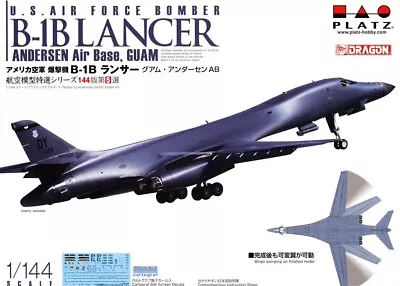 1/144 Bomber : Rockwell B-1B Lancer  Andersen AFB  [USAF] #AE144-5 :PLATZ • $22.16