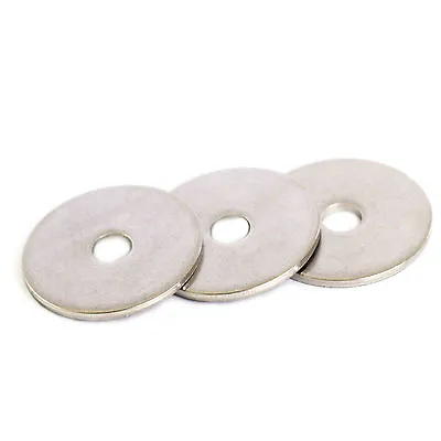 M3 M4 M5 M6 M8 M10 M12 A2 Stainless Steel Penny Repair Washers Mudguard Washer • £38.06
