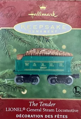 HALLMARK Keepsake Ornament 2000 The Tender Lionel General Steam Locomotive Train • $8.99
