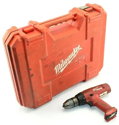 Vintage MILWAUKEE Cordless 3/8  Drill / Driver 0212-1 0502-9 Power Plus 14.4 V • $46.99