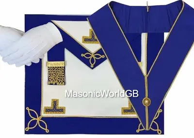 Masonic Regalia Craft Provincial Undress Apron + Undress Collar + Gloves New • £42.90