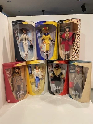$299.95 • Buy City Seasons Barbie Complete 7-doll Collection ***THE ONLY ONE ON EBAY*** NRFB
