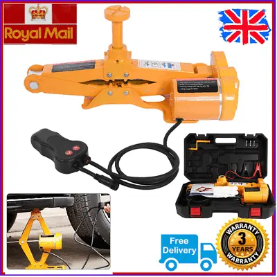 Electric Car Jack 3 Ton 12V Kit Car Jack Hydraulic With Inflator Electric Jack • £50.89