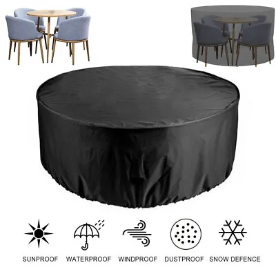 $32.95 • Buy Outdoor Furniture Round Cover Waterproof Garden Table Chair Shelter Protector