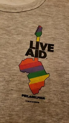 35 Year Old Live AId 1985 Vintage Original MINT NEW Sweat Shirt Medium A+++ • $970