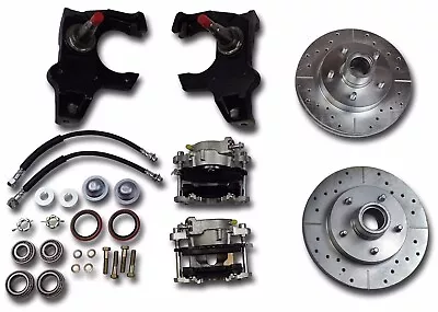 $499 • Buy 1965-1970 Impala Front Power Disc Brake Conversion 2 Inch Drop Spindles