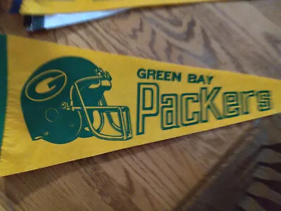 Vintage NFL Green Bay Packers Pennant Full Size Mint Sharp Tip • $19.99