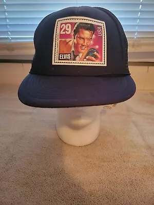 Elvis Presley 29 Cent Commorative Hat New With Tags Snapback Vintage Trucker Hat • $10.62