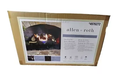 Allen + Roth 24.25-in 30000-BTU Dual-Burner Vent-free Gas Fireplace Logs • $201.50