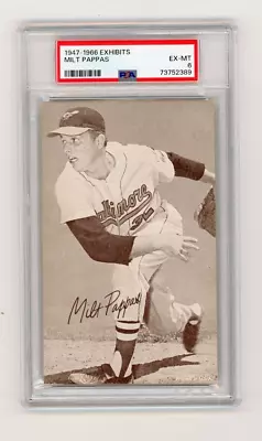 1947-1966 Exhibits Milt Pappas - PSA 6 • $52.95