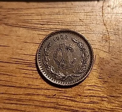 1906 Mexico 1 Centavo AU Circulated Coin #2 • $1.99