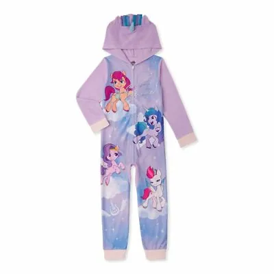 NWT - My Little Pony Hooded Blanket Sleeper Pajamas Sizes 4-12 - FREE SHIPPING • $19.76