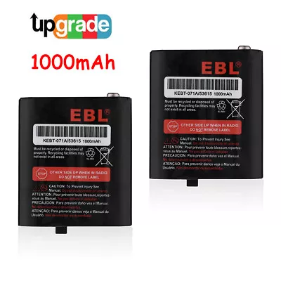 2x 1.0Ah 3.6V Ni-MH Battery For Motorola 53615 KEBT-071C HKNW4002A  HKNN-4002B • $9.49