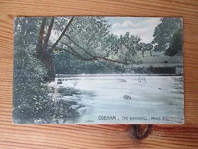 Postcard - Cobham The Waterfall Pains Hill (1906 Croydon Postmark) • £3.99