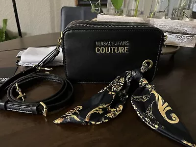 Versace Jeans Couture Black Thelma Shoulder Bag For Women • $249.99