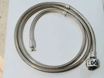 $135 • Buy Authentic Pandora Silver Necklace 50cm Length Excellent Condition  