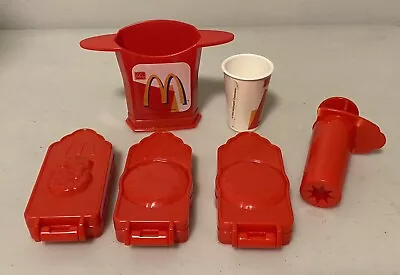 McDonalds Play-Doh Happy Meal Toys Molds Hasbro 6 Pieces • $24.99