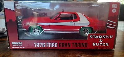 NEW GreenLight 1:24 Starsky And Hutch 1976 Ford Gran Torino Green Machine CHASE • $37.50