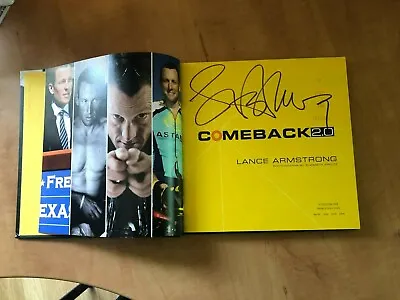 £450 • Buy Signed Lance Armstrong Book Comeback 2.0 Up Close And Personal First Edition