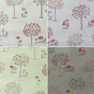 Lifestyle Woodland Forest 100% Cotton Fabric For Cushions Upholstery 54  Width • £2.59