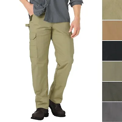 Wrangler Men's Cargo Workwear Ranger Pant In Loden Rip-Stop 8-Utility Pockets • $29.99