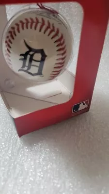 Nib Detroit Tigers Dangler Round Mini Ball Ornament Mlb Rawlings • $9.49