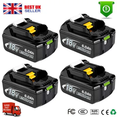 18V For Makita BL1850 BL1860 6Ah LXT Li-ion  Makstar Battery & Charger  • £18.89