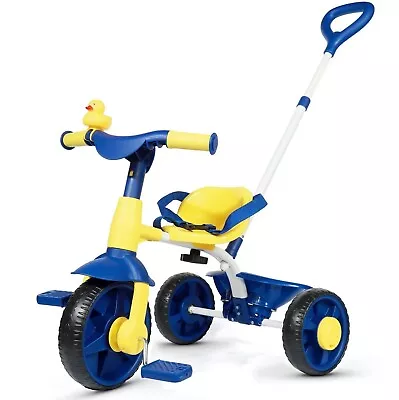 KRIDDO 2 In 1 Kids Tricycles Age 18 Month To 3 Years EVA Wheels Upgraded Tri... • $49.99