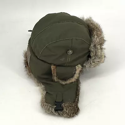Mad Bomber Trapper Hat Rabbit Fur Medium Green • $25