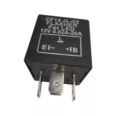 3-Pin New Car Flasher Relay Fix LED Light Turn Signal Hyper Flash CF14 JL-02 US • $5.99