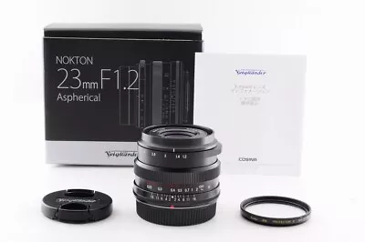 Voigtlander NOKTON 23mm F/1.2 Aspherical Wide Angle Lens Black Fujifilm X Mount • $509.99