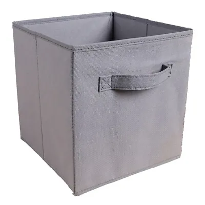 2/4/6/8/10 DIY Storage Cube Boxes Drawer For Toy/Book/Clothes Organiser Foldable • £7.99