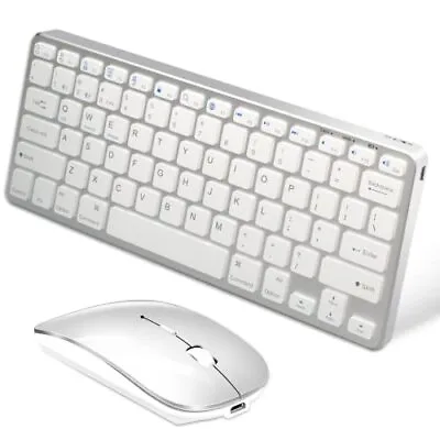£45.13 • Buy Wireless Bluetooth Keyboard And Mouse For IPhone Mac Computer PC Macbook Laptop