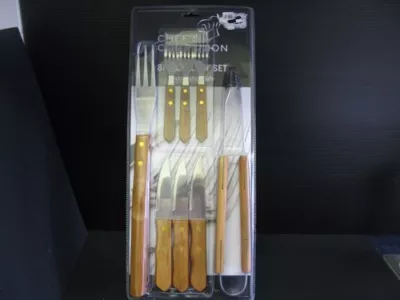 Chefs Companion 8 Piece Bar-b-que Cutlery Set • $22