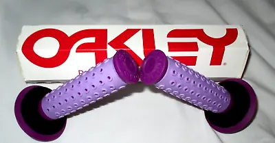 Oakley Grips Violet 2010 B1-b New W Box Light Purple Sleeves Black Donuts Bmx • $399.99