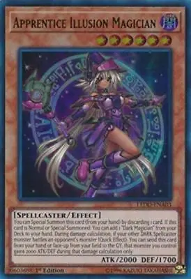 * Apprentice Illusion Magician * 1st Edition Ultra Rare Mint Ledd-ena03 Yugioh! • $6.95