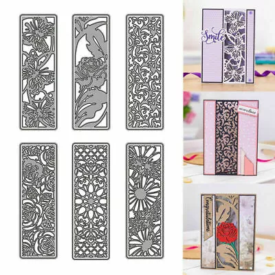 £4.06 • Buy Lace Rectangular Frame Metal Cutting Dies Scrapbooking Paper Craft Card Making