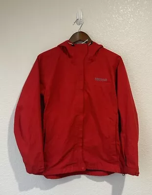 Marmot Gore-Tex Paclite Jacket Adult Size Medium Red Rain Jacket Women’s • $49.99