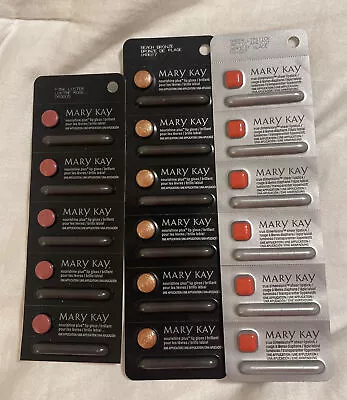 Mary Kay Lip Gloss/Lipstick Samples Pink Luster Beach Bronze  Arctic Apricot • $9.99