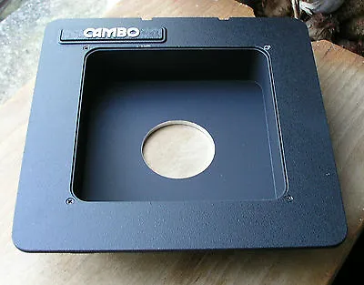 Cambo SC Monorail Recessed Lens Board For Copal 1 41.7mm Hole 5x4 10x8 29mm Deep • £89.95