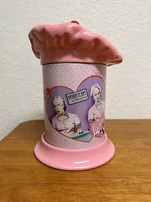 “I LOVE LUCY” TIN & CERAMIC COOKIE JAR CHOCOLATE FACTORY Episode. • $64